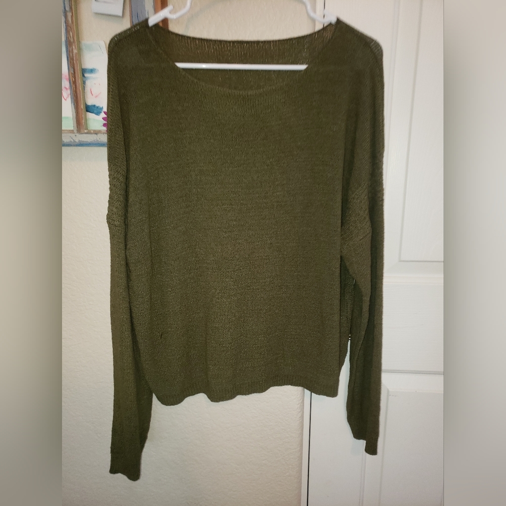 Olive Green XL knit like long sleeve